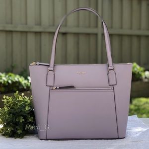 cameron pocket tote grey